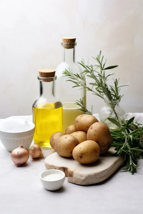 ingredientes patatas con alioli en thermomix